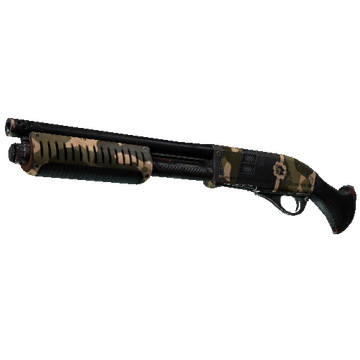 StatTrak™ Sawed-Off | Black Sand (Battle-Scarred)