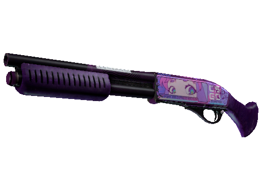 Image for the Sawed-Off | Kiss♥Love weapon skin in Counter Strike 2