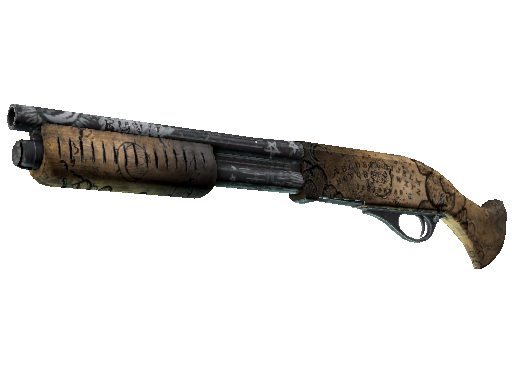 Image for the Sawed-Off | Spirit Board weapon skin in Counter Strike 2
