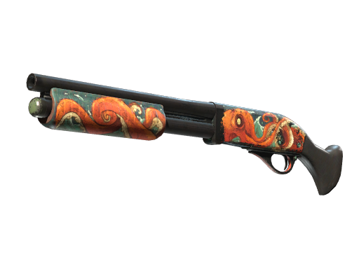 StatTrak™ Sawed-Off | The Kraken (Well-Worn)