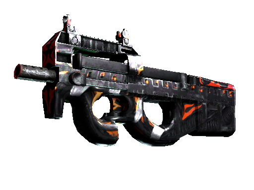 Image for the P90 | Vent Rush weapon skin in Counter Strike 2