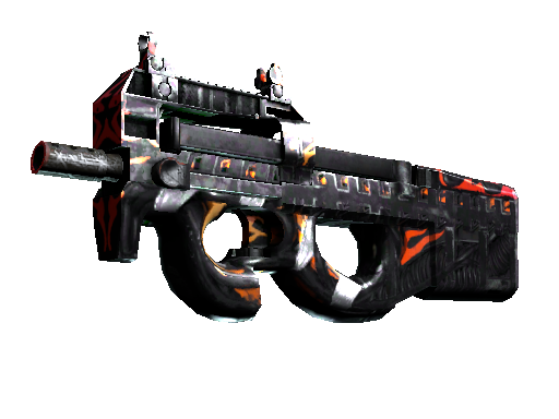 StatTrak™ P90 | Vent Rush (Well-Worn)