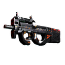 StatTrak™ P90 | Vent Rush (Well-Worn)