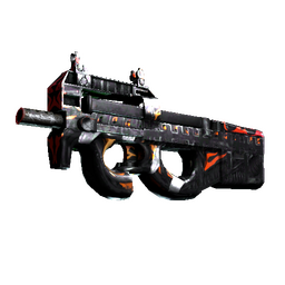 StatTrak™ P90 | Vent Rush (Well-Worn)