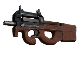 P90 | Leather (Battle-Scarred)