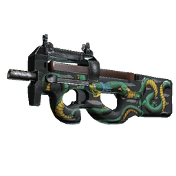 StatTrak™ P90 | Emerald Dragon (Minimal Wear)