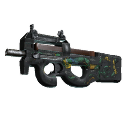 free csgo skin StatTrak™ P90 | Emerald Dragon (Battle-Scarred)