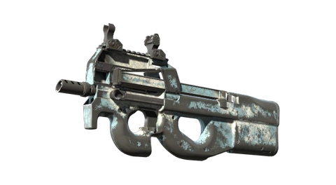 Souvenir P90 | Glacier Mesh (Battle-Scarred)