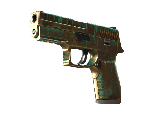 StatTrak™ P250 | Verdigris (Well-Worn)