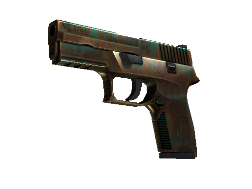 Image for the P250 | Verdigris weapon skin in Counter Strike 2