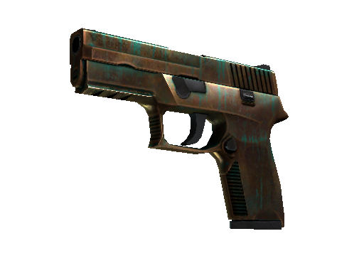 StatTrak™ P250 | Verdigris (Well-Worn)