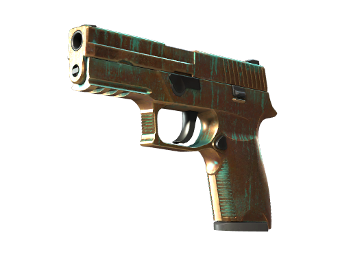 StatTrak™ P250 | Verdigris (Minimal Wear)