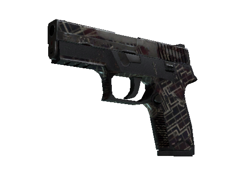 Souvenir P250 | Facility Draft (Battle-Scarred)