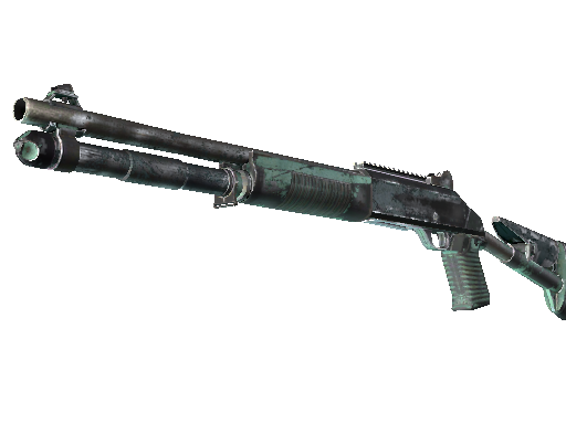 Souvenir XM1014 | Blue Spruce (Battle-Scarred)