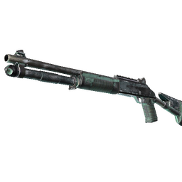 Souvenir XM1014 | Blue Spruce (Battle-Scarred)