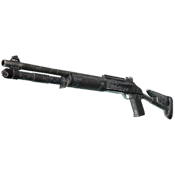 Souvenir XM1014 | Blue Tire (Battle-Scarred)