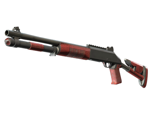 XM1014 | Red Leather (Battle-Scarred)