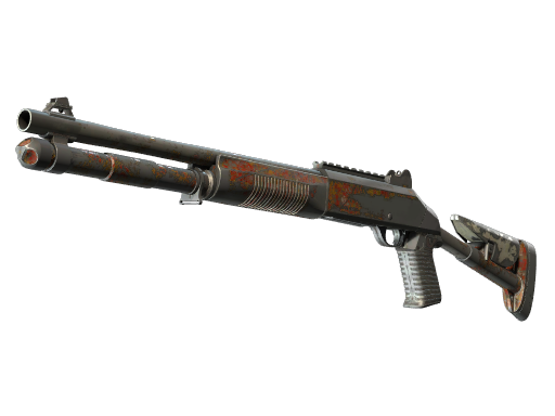 StatTrak™ XM1014 | Red Python (Battle-Scarred)