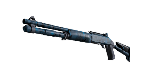 Souvenir XM1014 | VariCamo Blue (Minimal Wear)