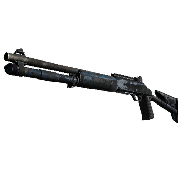 Souvenir XM1014 | VariCamo Blue (Battle-Scarred)