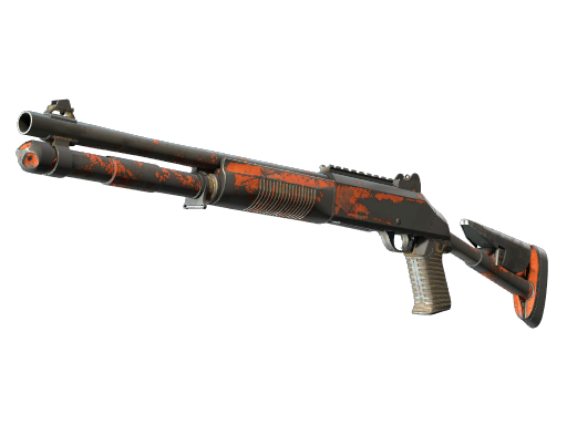 XM1014 | Blaze Orange (Battle-Scarred)