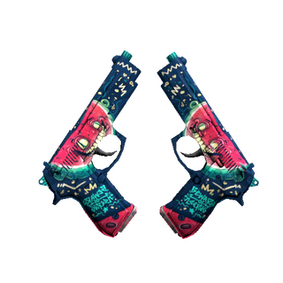 Dual Berettas | Melondrama (Minimal Wear)