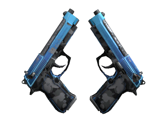 StatTrak™ Dual Berettas | Urban Shock (Well-Worn)