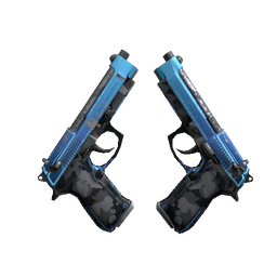 free csgo skin Dual Berettas | Urban Shock (Well-Worn)