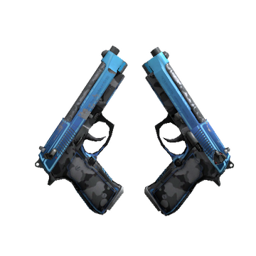 StatTrak™ Dual Berettas | Urban Shock (Field-Tested)