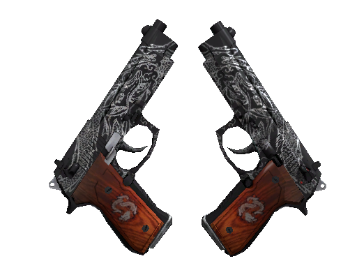 Image for the Dual Berettas | Dualing Dragons weapon skin in Counter Strike 2