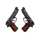 Dual Berettas | Dualing Dragons (Well-Worn)