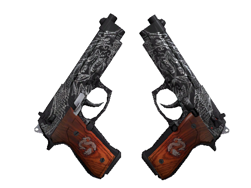 StatTrak™ Dual Berettas | Dualing Dragons (Factory New)