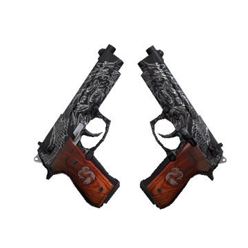 StatTrak™ Dual Berettas | Dualing Dragons (Factory New)