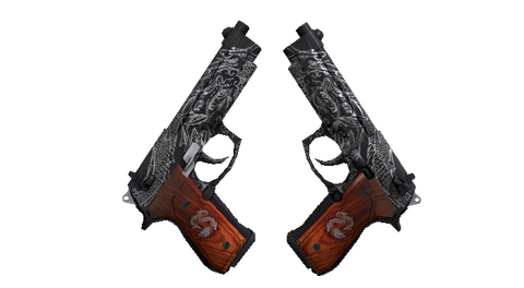 StatTrak™ Dual Berettas | Dualing Dragons (Minimal Wear)
