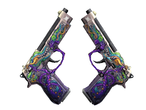 StatTrak Dual Berettas | Flora Carnivora