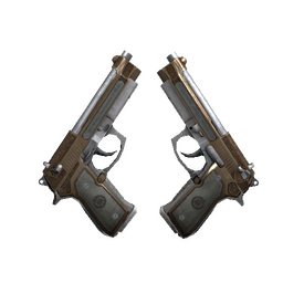 StatTrak™ Dual Berettas | Cartel (Battle-Scarred)