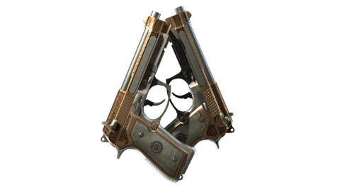 StatTrak™ Dual Berettas | Cartel (Well-Worn)