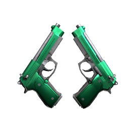 free cs2 skins Dual Berettas | Emerald (Factory New)