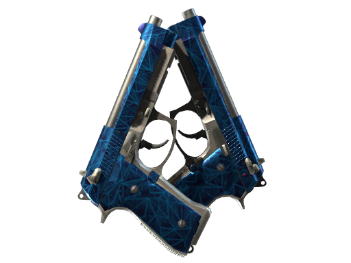 Souvenir Dual Berettas | Cobalt Quartz (Factory New)