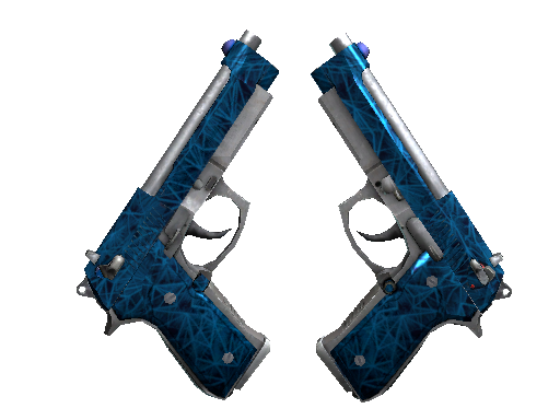 Souvenir Dual Berettas | Cobalt Quartz (Factory New)