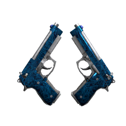 free csgo skin Dual Berettas | Cobalt Quartz (Factory New)