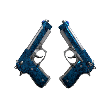 Souvenir Dual Berettas | Cobalt Quartz (Minimal Wear)