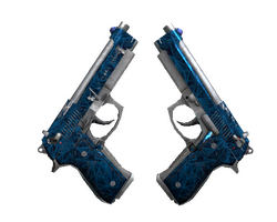 Dual Berettas | Cobalt Quartz