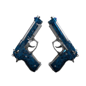 Souvenir Dual Berettas | Cobalt Quartz (Field-Tested)