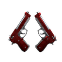 StatTrak™ Dual Berettas | Hemoglobin (Factory New)