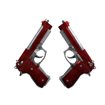 StatTrak™ Dual Berettas | Hemoglobin