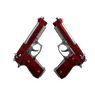 StatTrak™ Dual Berettas | Hemoglobin (Minimal Wear)