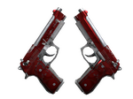 Dual Berettas | Hemoglobin (Field-Tested)