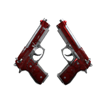 StatTrak™ Dual Berettas | Hemoglobin (Field-Tested)