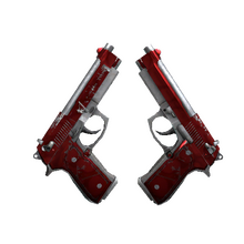 Dual Berettas | Hemoglobin (Field-Tested)